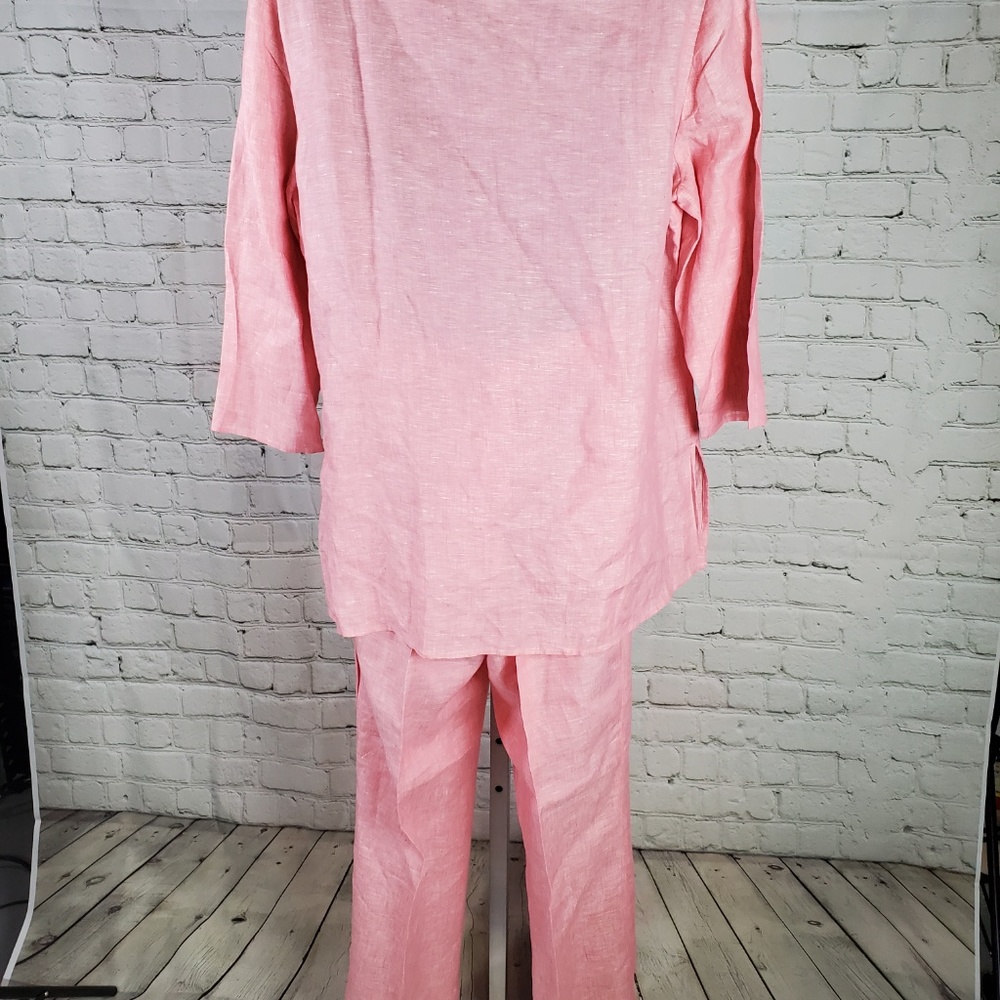 Doncaster 2pc 100% Linen Pants Set - image 2